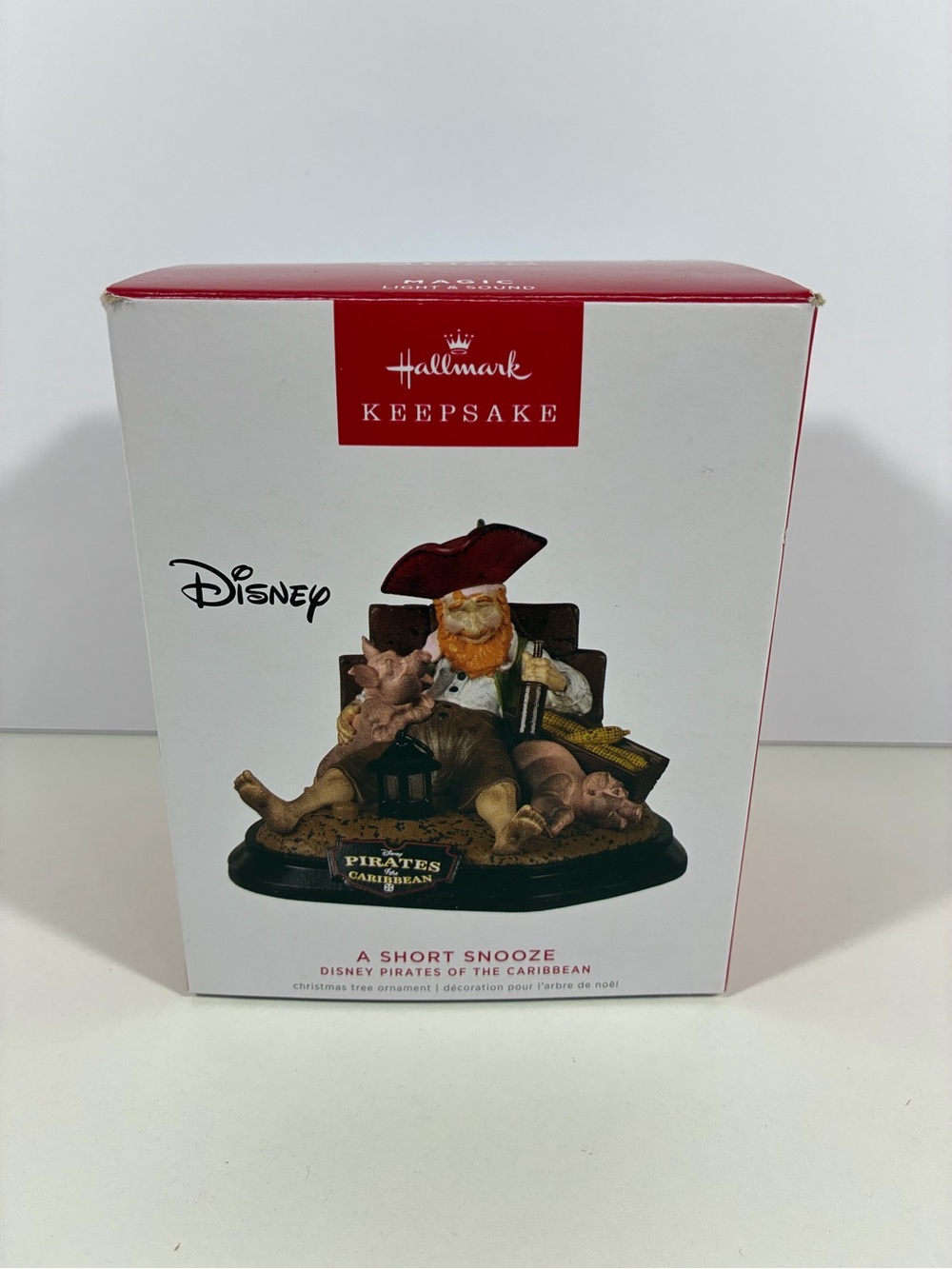 Hallmark "Pirates Caribbean - Short Snooze” 2022 Light/Sound XMAS Ornament EUC